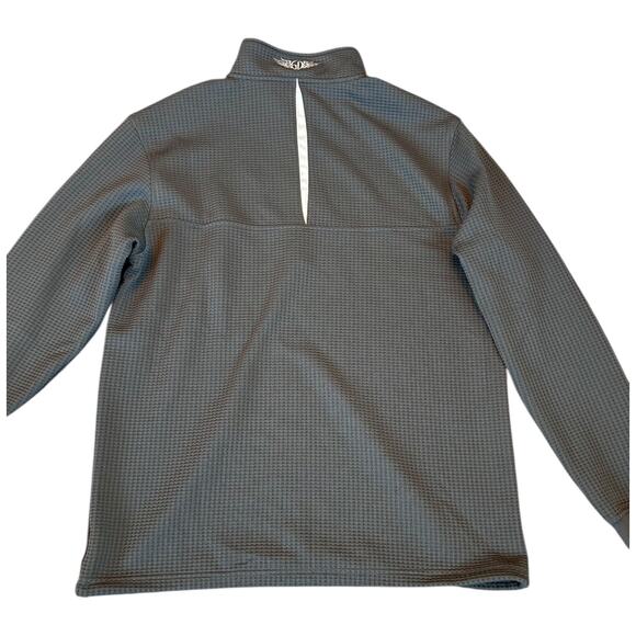 NWOT Pebble Beach Men's Golf Optic Charcoal Waffle Weave 1/4 Zip Size Large - Picture 3 of 10